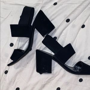 Unisa suede heeled sandals